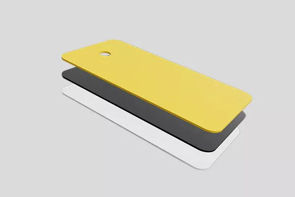O processo de produção do quadro ABS.