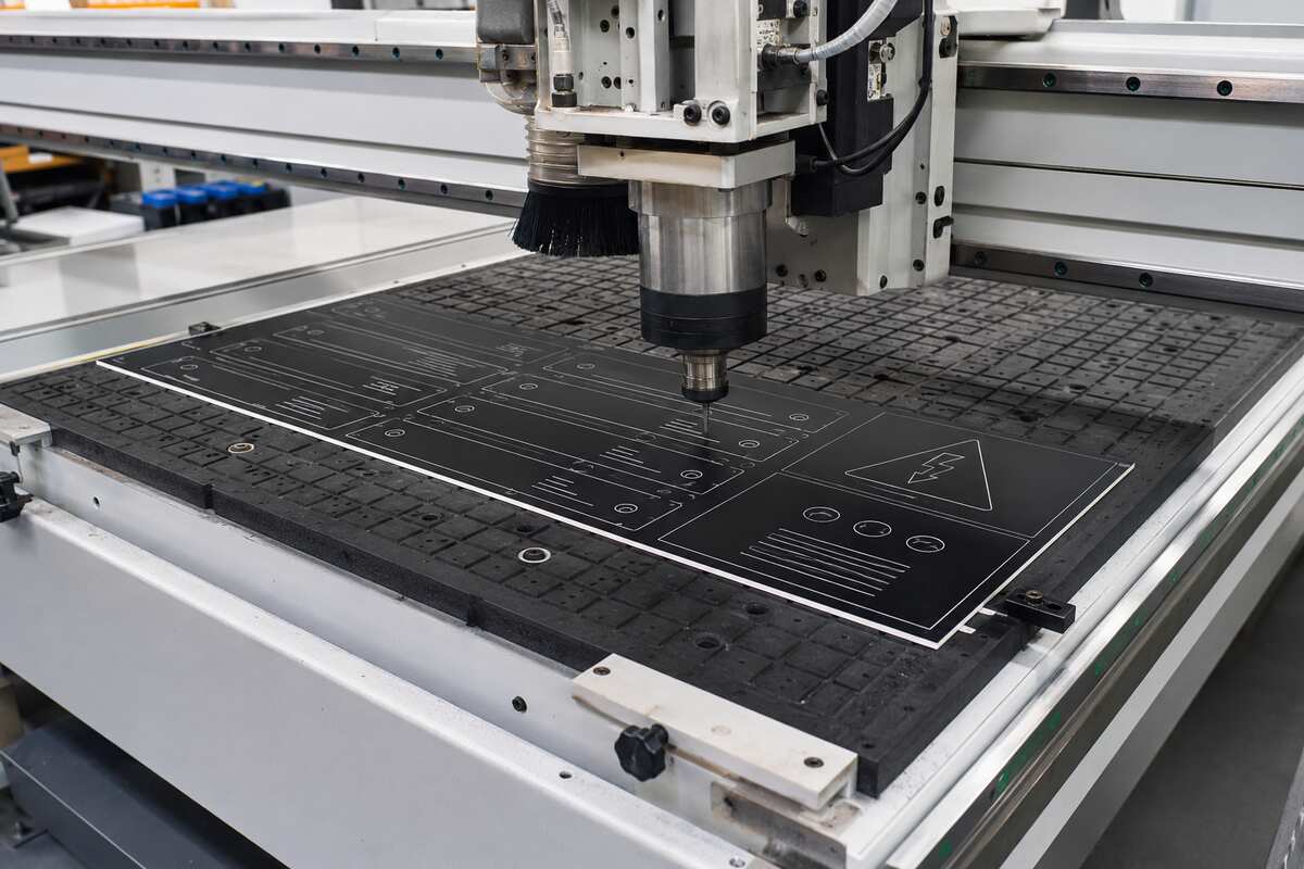 Como selecionar folhas de gravação ABS para trabalhos CNC e rotativos