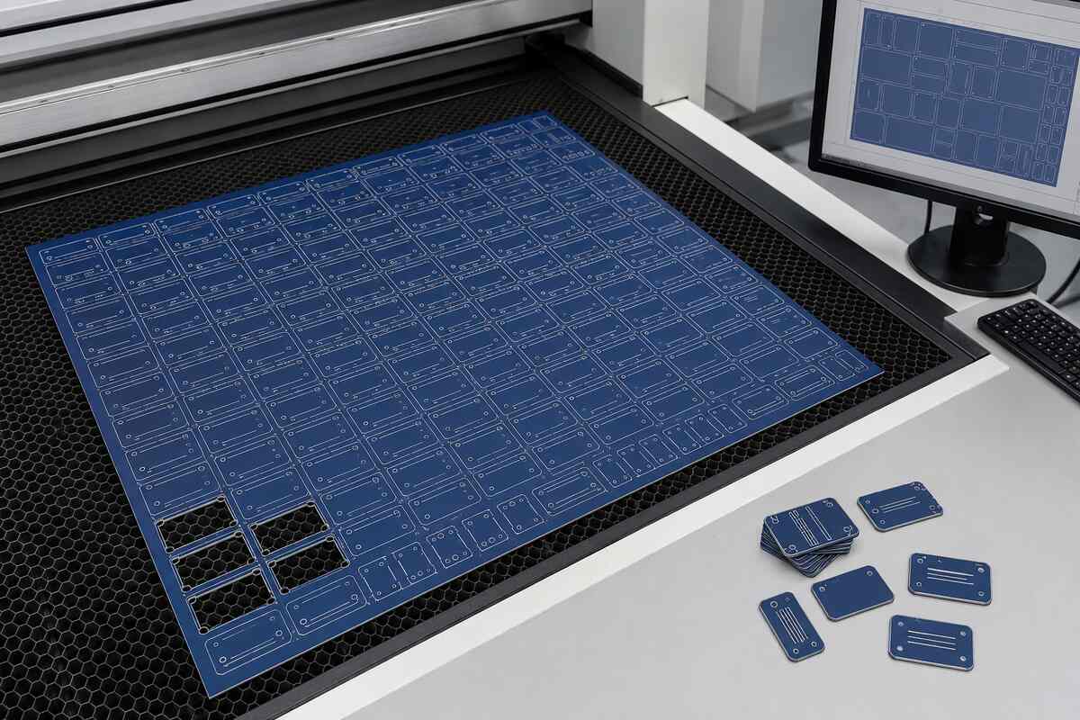 Como calcular o rendimento da folha laminada para gravação a laser