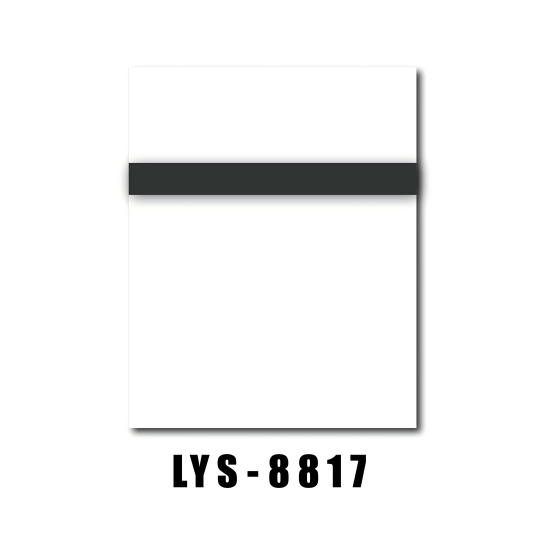 Material de placa de identificação com adesivo