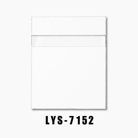 Acrílico de gravação reversa branco transparente para displays