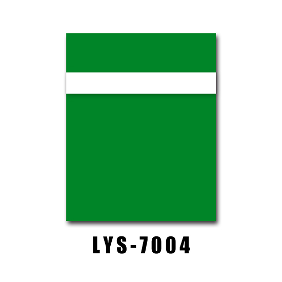 Folha de gravação a laser verde branco