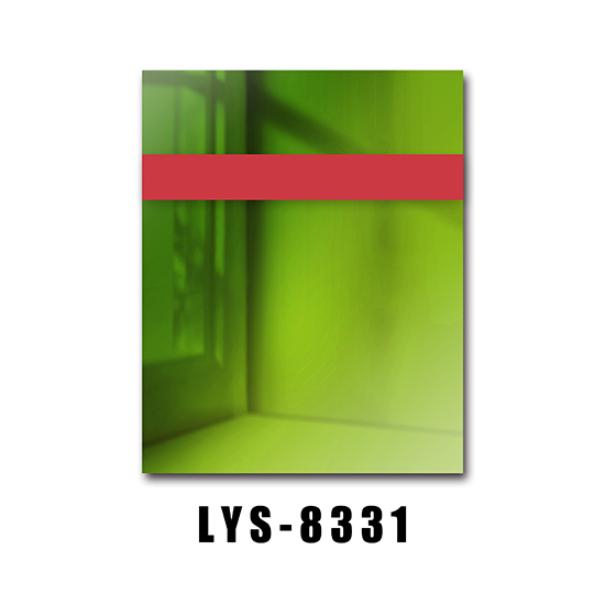 Folha de plástico de dois tons de superfície espelhada de alto brilho para gravação