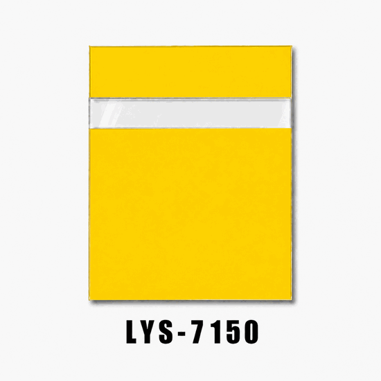 Acrílico amarelo de segunda superfície para displays de menu